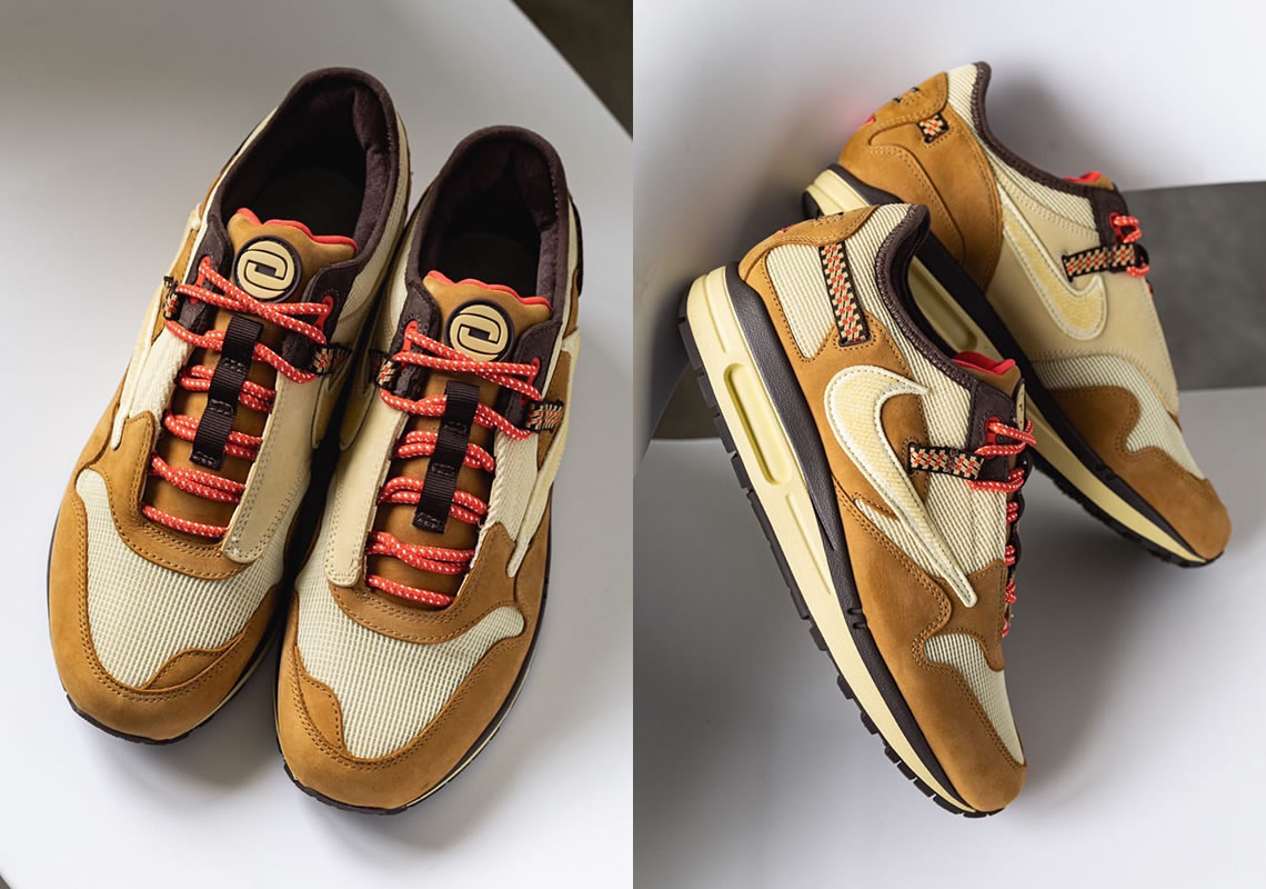 Travis Scott Nike Air Max 1 Wheat Do9392 701 (4) - www.newkick.vip
